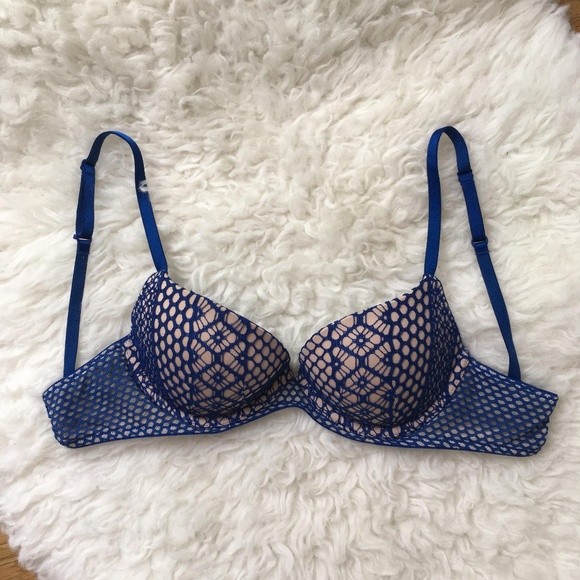 Victoria's Secret Other - Victoria's Secret ~ Blue lace lightly lined bra